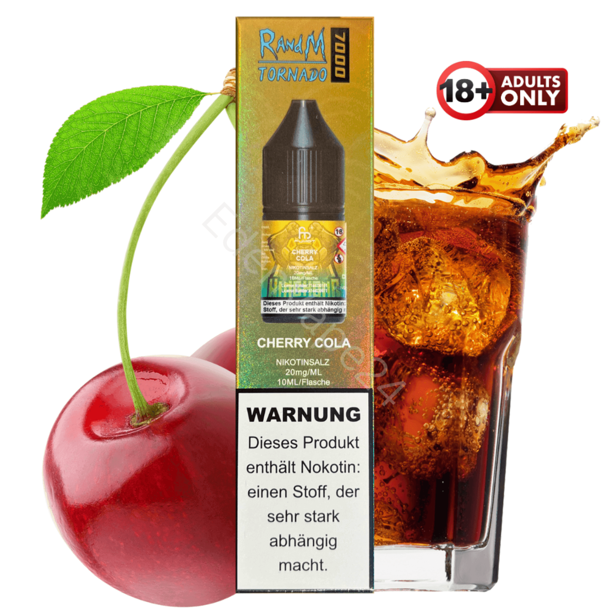 RandM Tornado 7000 Liquid - Cherry Cola - EdenVape24